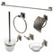 Alfi Brand Brushed Nickel 6 Piece Matching Bathroom Accessory Set AB9509-BN - alternate 1